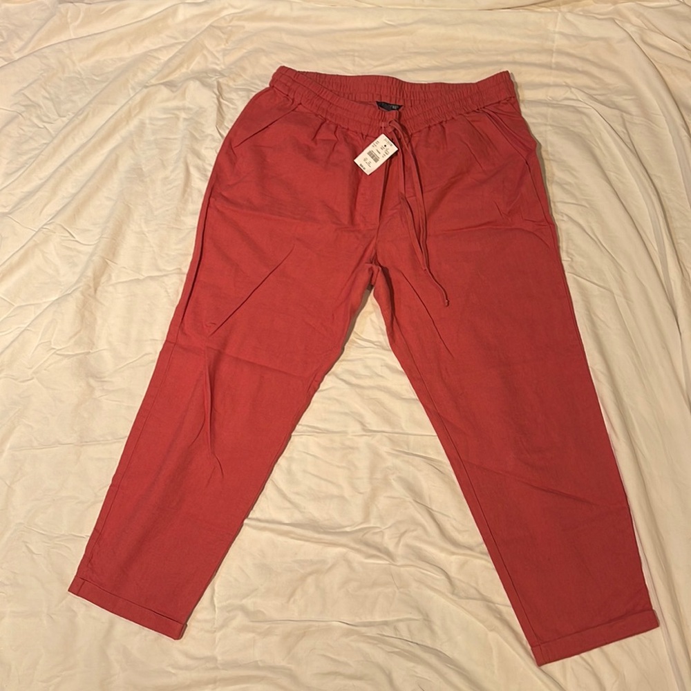 J Crew Linen Pant size 12 NWT